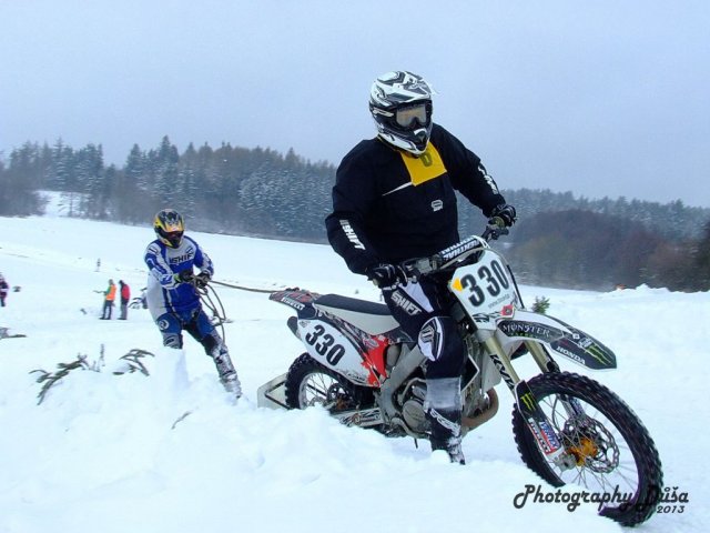 Motoskijöring Dolní Hořice 24.2.2013  