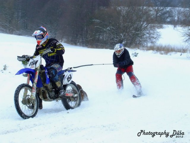 Motoskijöring Dolní Hořice 24.2.2013  