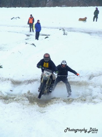 Motoskijöring Dolní Hořice 24.2.2013  