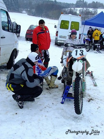 Motoskijöring Dolní Hořice 24.2.2013  