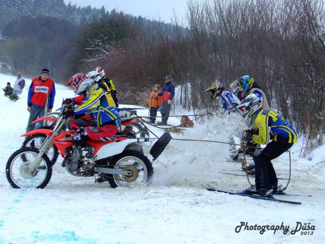 Motoskijöring Dolní Hořice 24.2.2013  