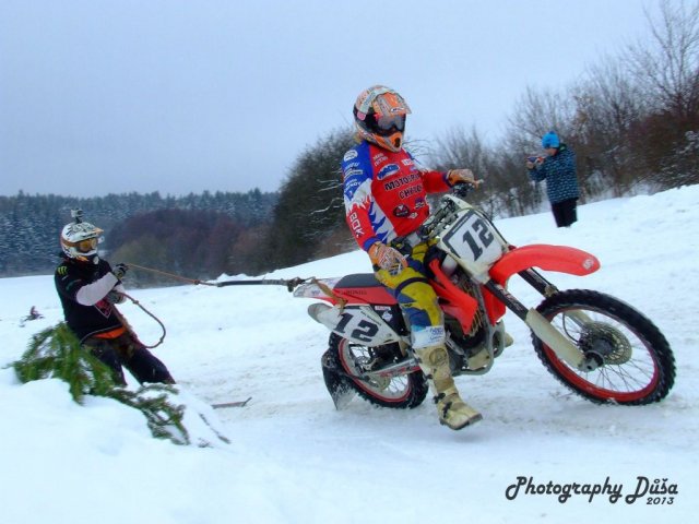Motoskijöring Dolní Hořice 24.2.2013  
