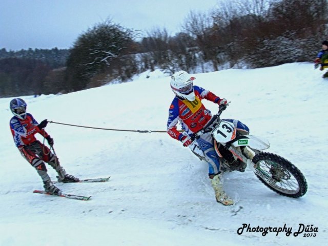 Motoskijöring Dolní Hořice 24.2.2013  