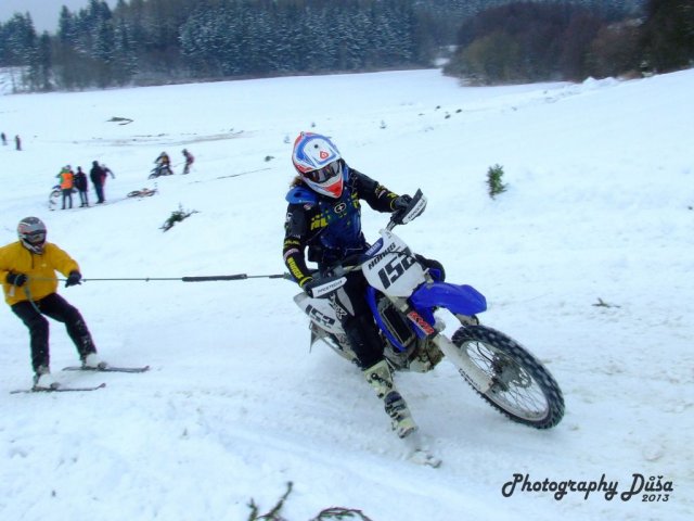Motoskijöring Dolní Hořice 24.2.2013  