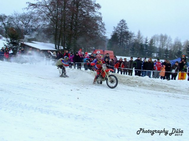 Motoskijöring Dolní Hořice 24.2.2013  