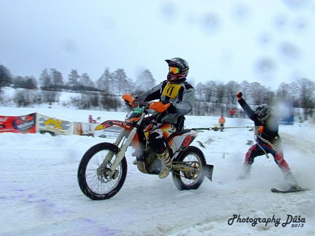 Motoskijöring Dolní Hořice 24.2.2013  
