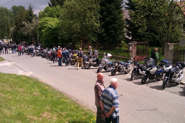 Žehnání motorkám ve Strmilově, 12.5.2013